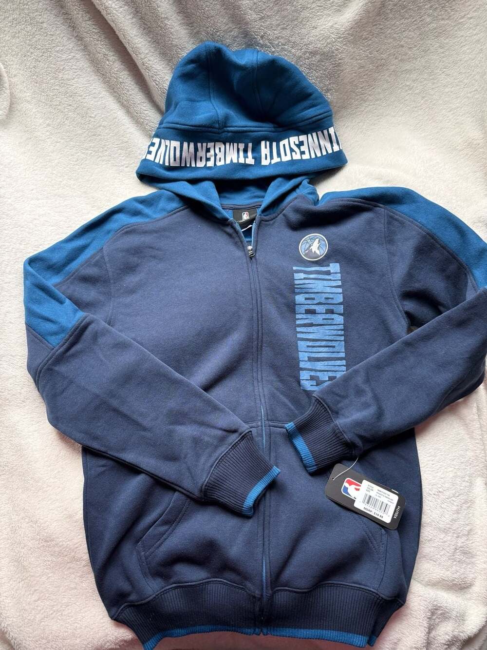 Minnesota Timberwolves NBA Youth Full Zip Hoodie